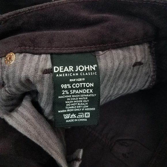 NEW Dear John Size 28 Gisele High Waisted Skinny Jeans Pants in Burgundy NWT $74 - Picture 12 of 13